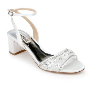 Badgley Mischka Taylin Heeled Sandal Soft White